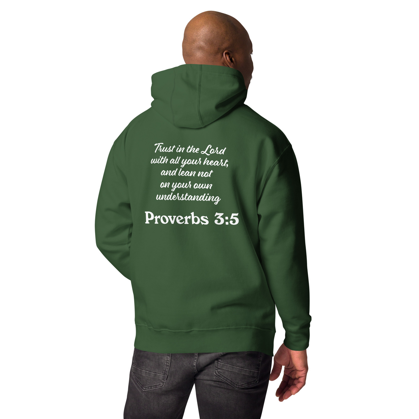 Proverbs 3 5 Trust God and Do the Next Right Thing Christianity Faith Unisex Hoodie