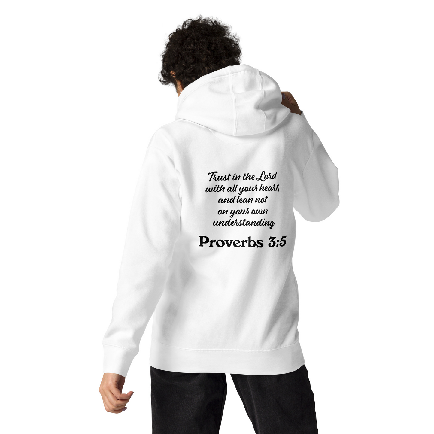 Proverbs 3 5 Trust God and Do the Next Right Thing Christianity Faith Unisex Hoodie