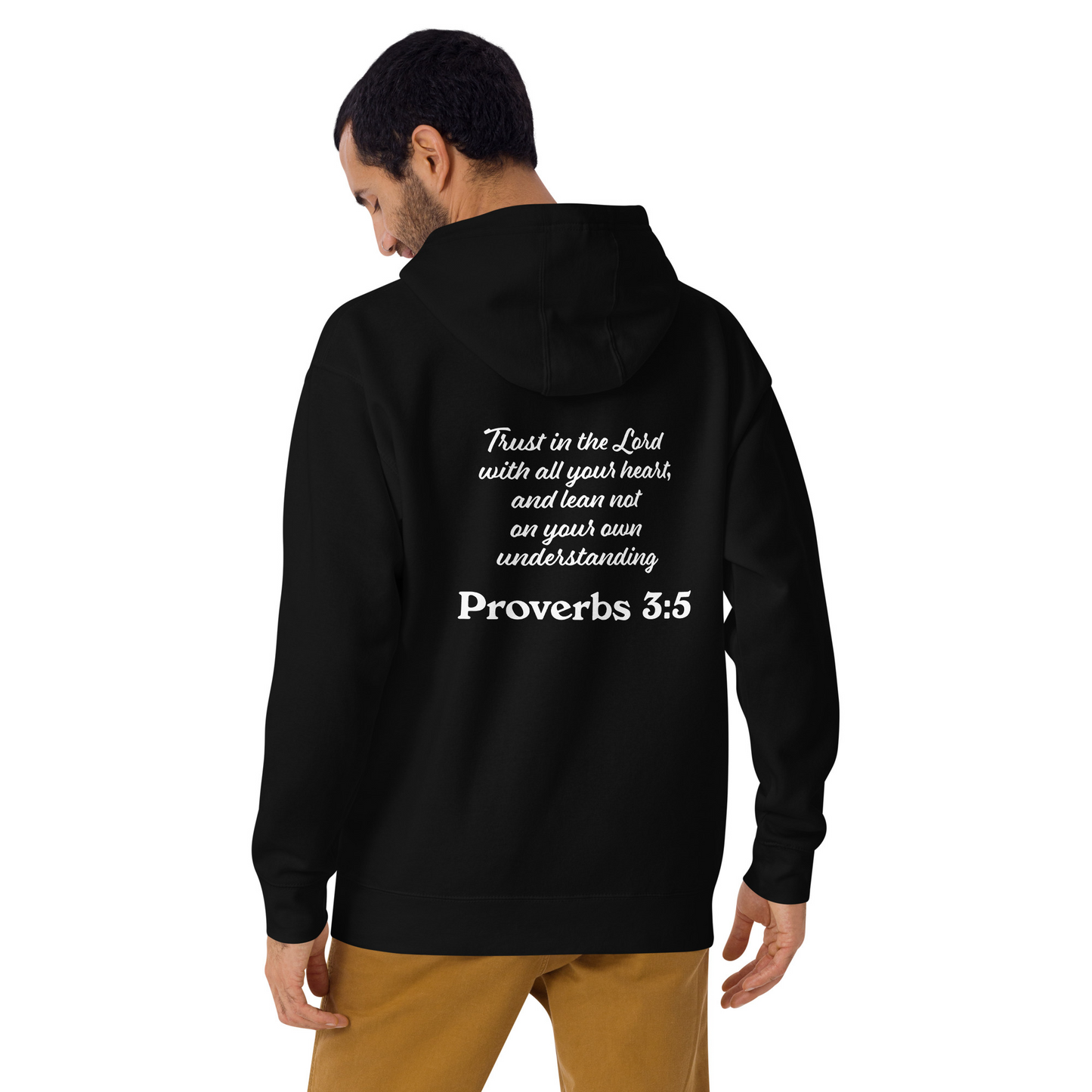 Proverbs 3 5 Trust God and Do the Next Right Thing Christianity Faith Unisex Hoodie