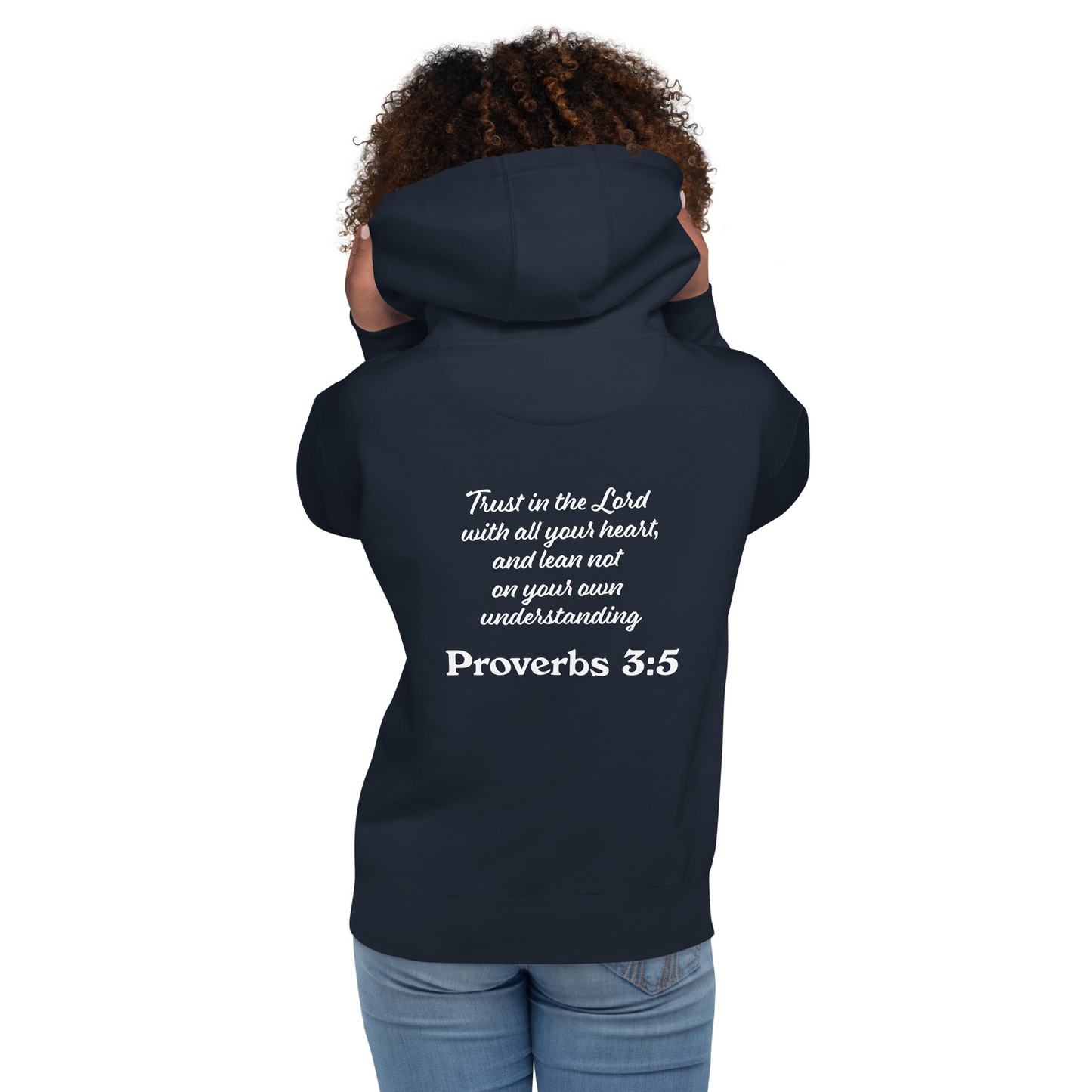 Proverbs 3 5 Trust God and Do the Next Right Thing Christianity Faith Unisex Hoodie