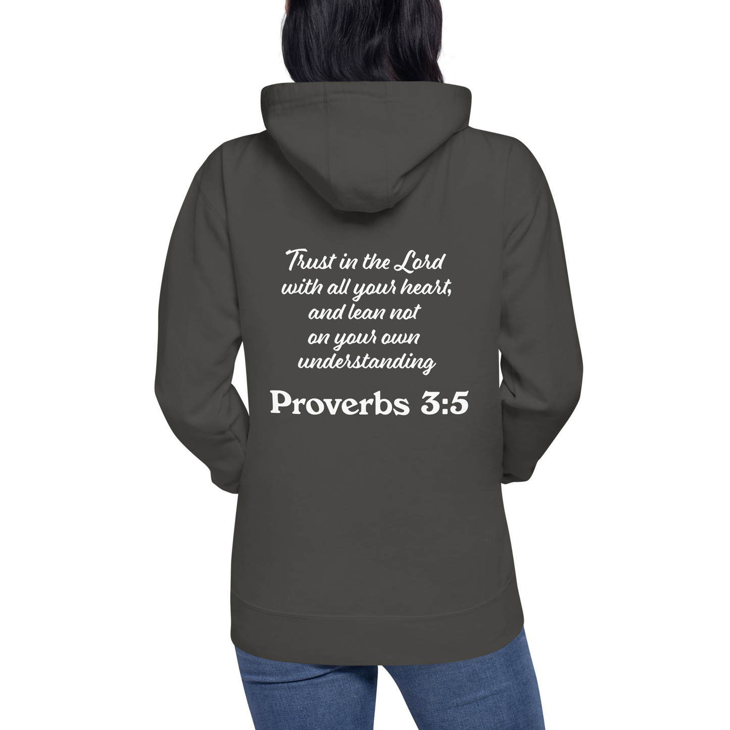 Proverbs 3 5 Trust God and Do the Next Right Thing Christianity Faith Unisex Hoodie