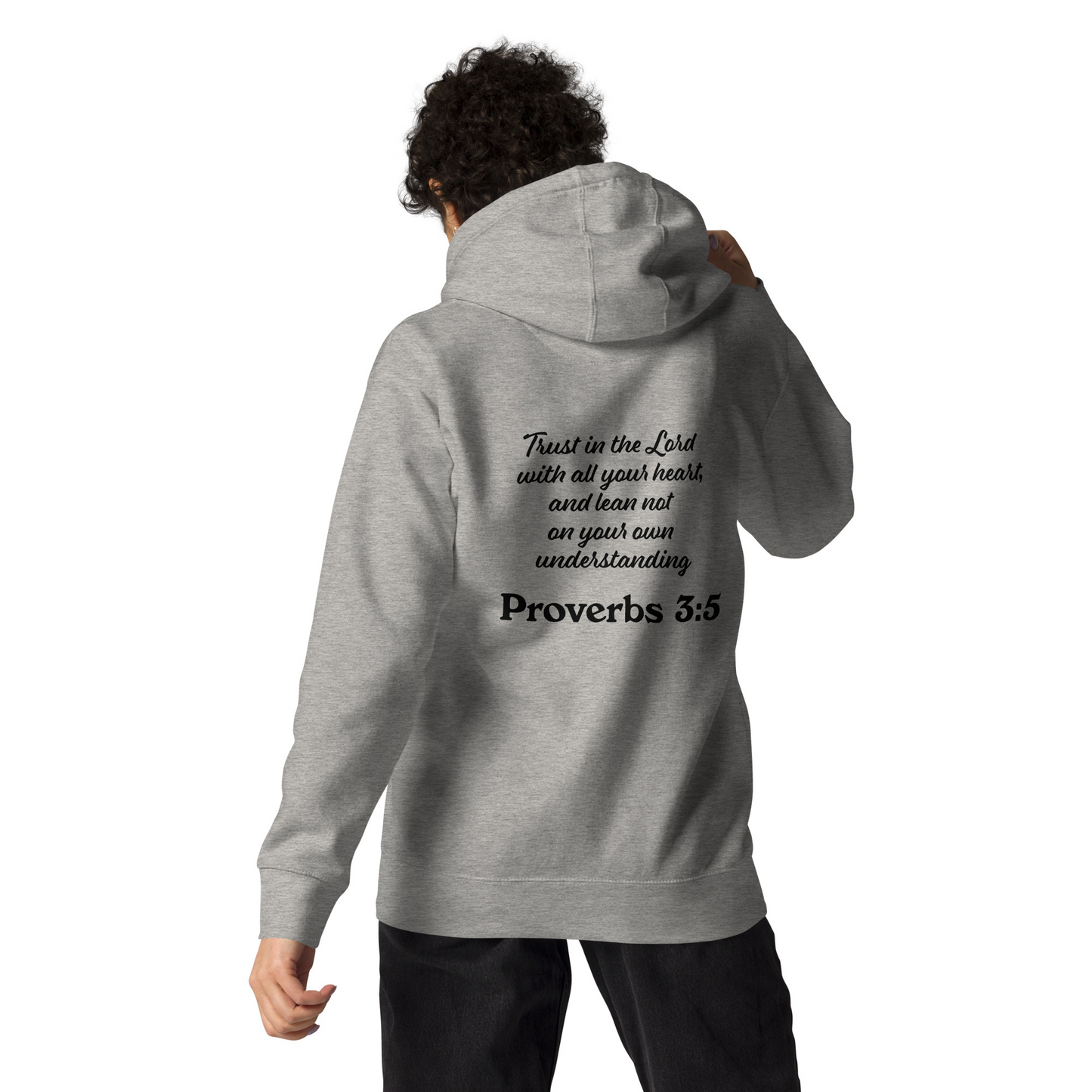 Proverbs 3 5 Trust God and Do the Next Right Thing Christianity Faith Unisex Hoodie