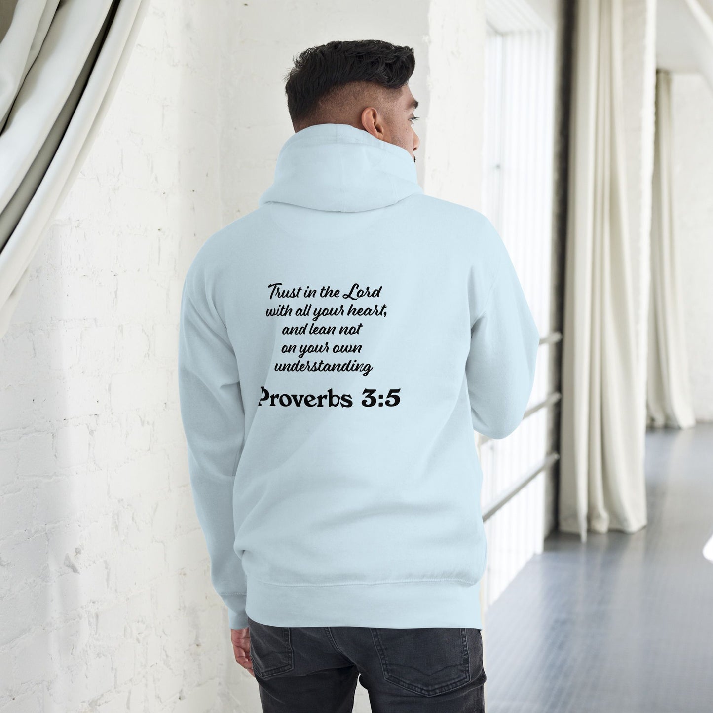 Proverbs 3 5 Trust God and Do the Next Right Thing Christianity Faith Unisex Hoodie