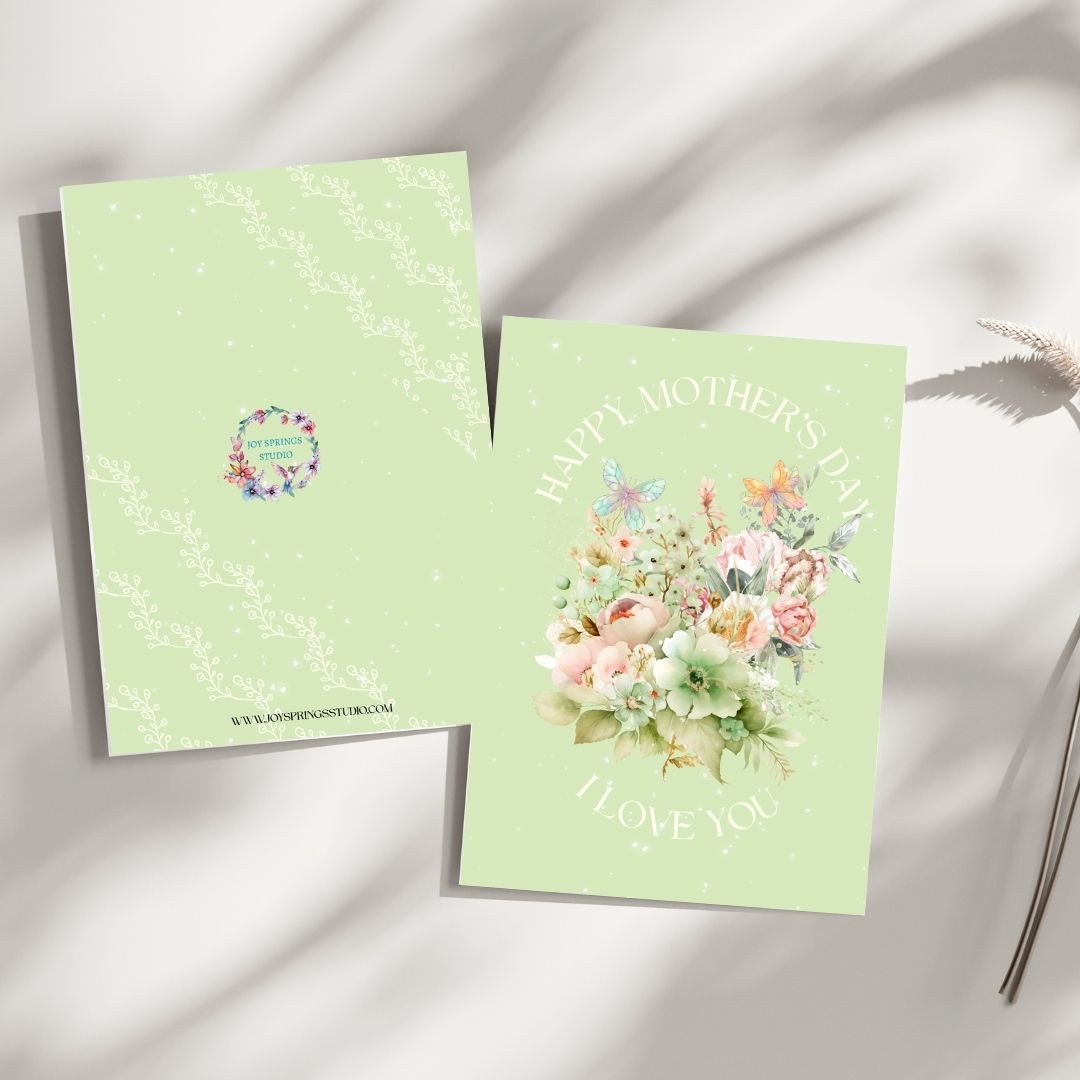 Thank You Mom Message On Printable Mothers Day Card With Mother's Day Poetry Gifts For Mother's Day