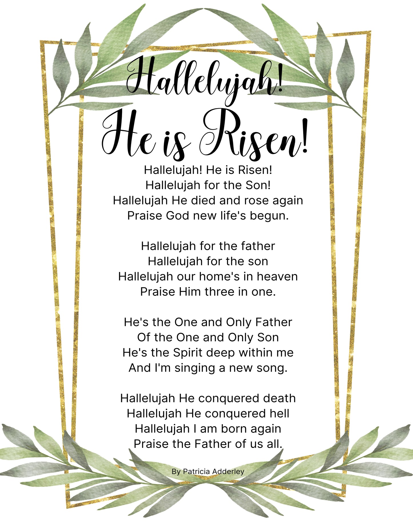 "Hallelujah! He Is Risen" Christian Easter Poetry, Christian Poem on Faith Jesus Poetry