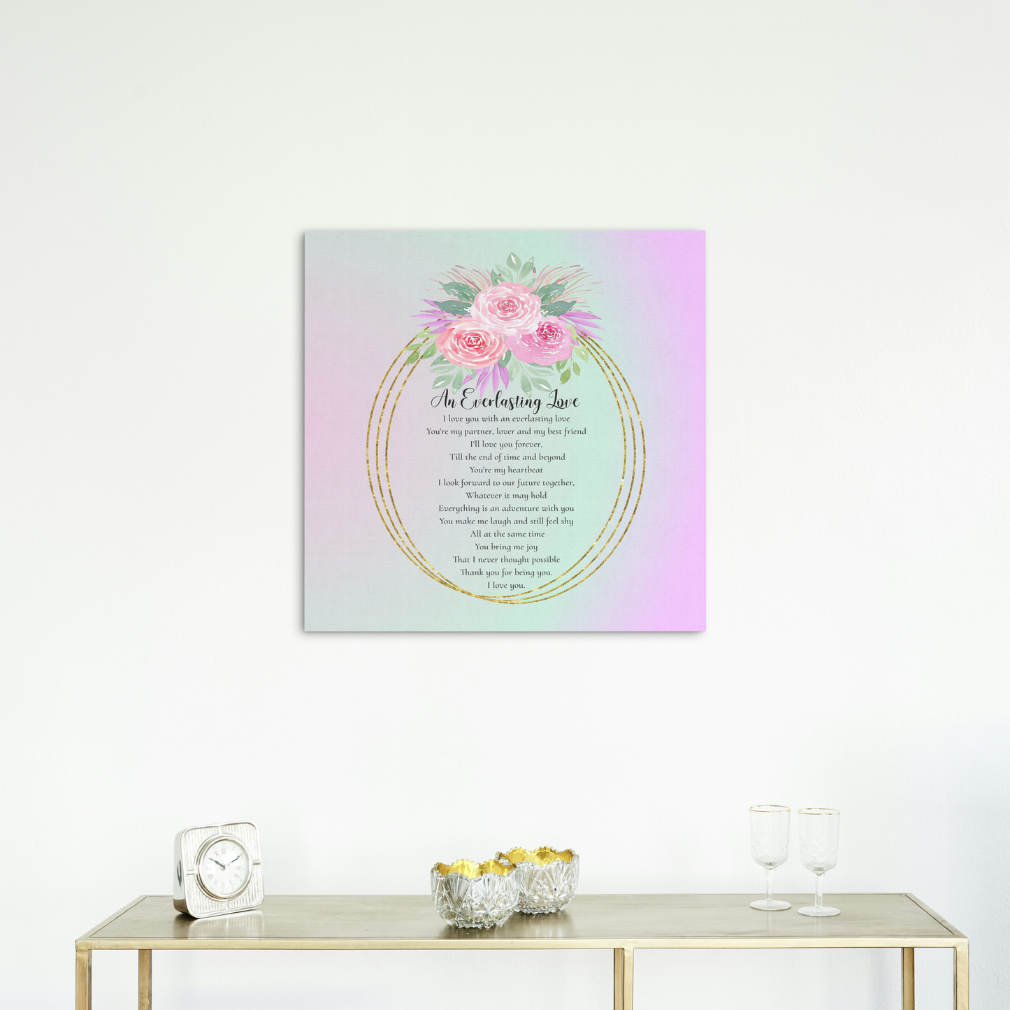 Christian Valentine's Day Romance An Everlasting Love Digital Art Print