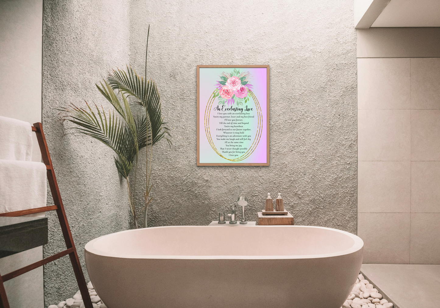 Christian Valentine's Day Romance An Everlasting Love Digital Art Print