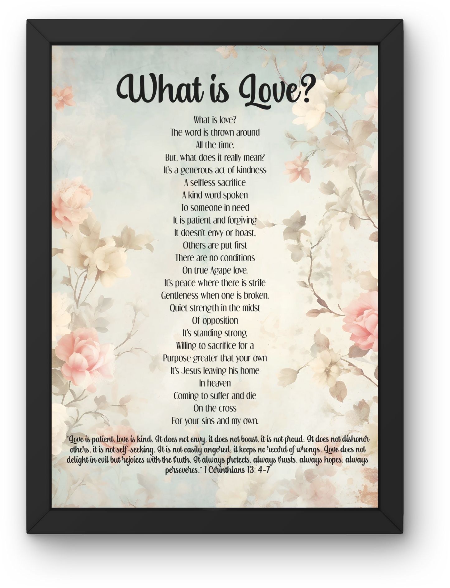 What is Love Christian Poem About True Meaning of Love