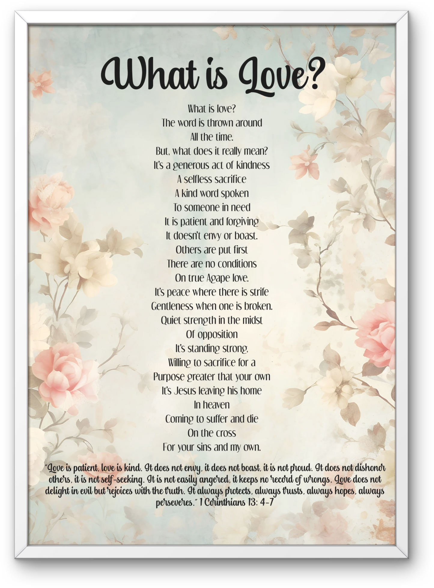 What is Love Christian Poem About True Meaning of Love