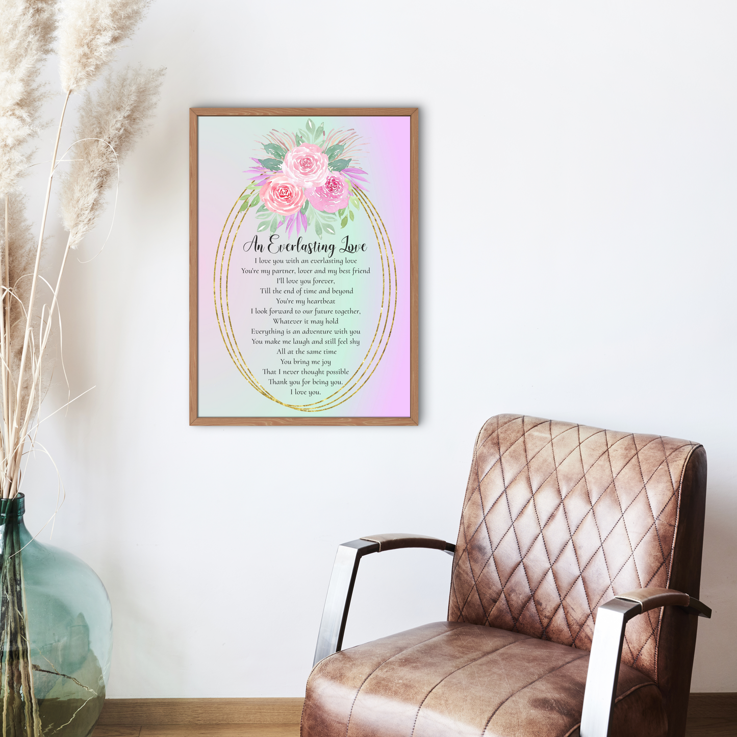 Christian Valentine's Day Romance An Everlasting Love Digital Art Print