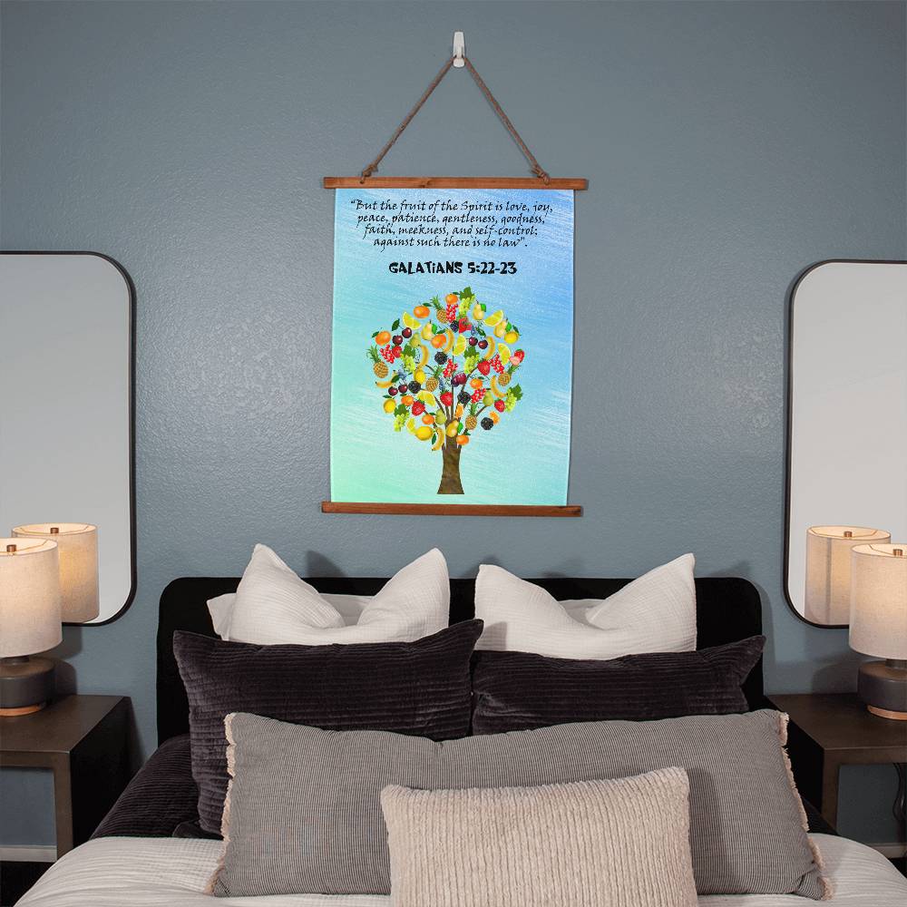 Galatians 5:22 Fruit of the Spirit Fruits Christian Art Hanging Wall Art Tapestry