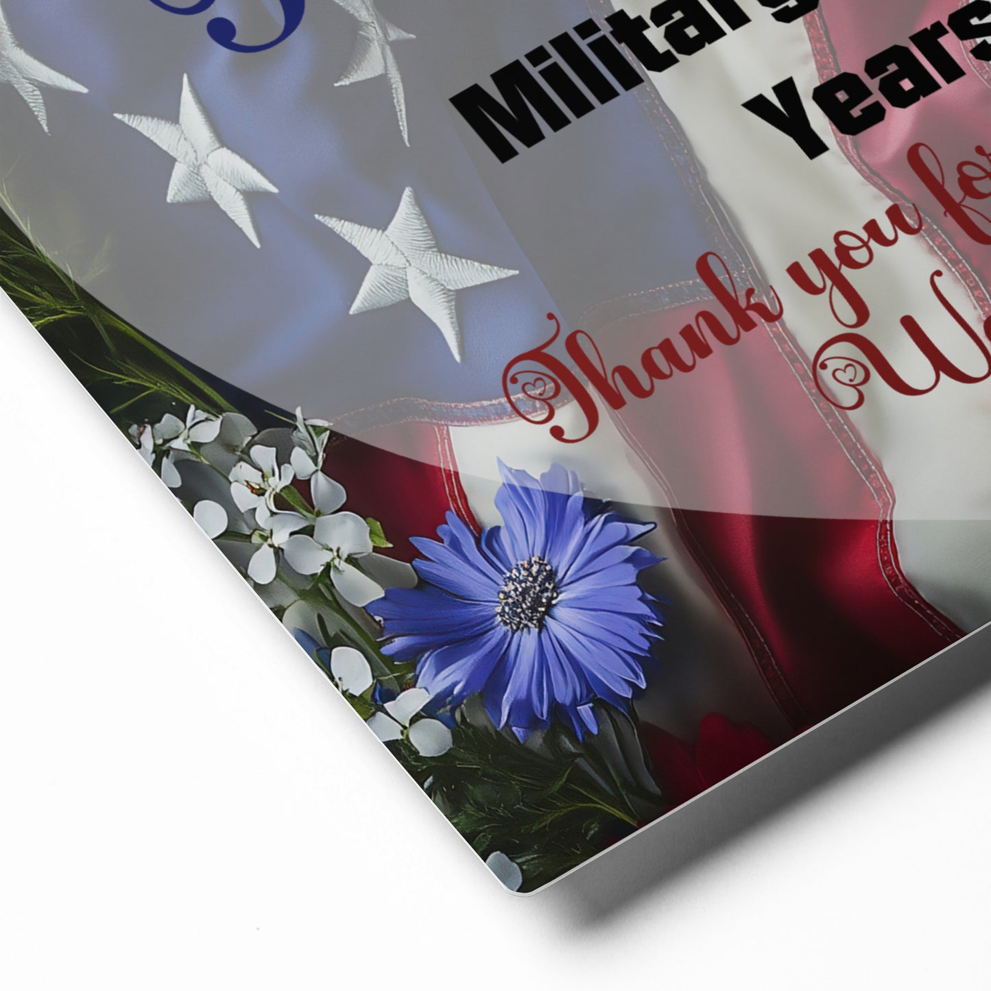 Personalized and Customized Memorial Day and Veterans Day Metal Wall Art Decoration Custom Memorial Gifts