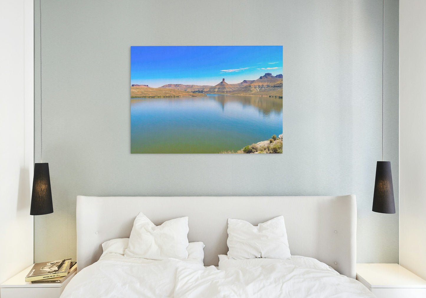 Peaceful Green River Lake in Wyoming Digital Print