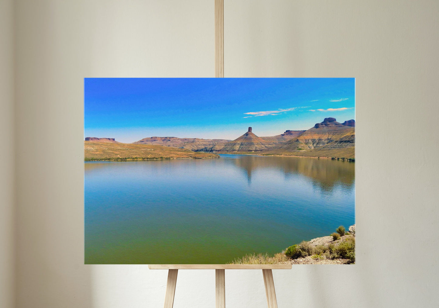 Peaceful Green River Lake in Wyoming Digital Print