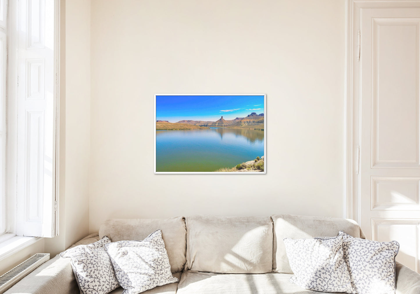 Peaceful Green River Lake in Wyoming Digital Print