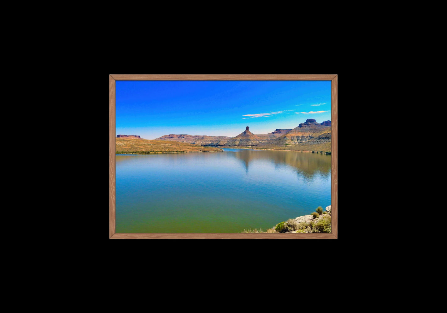 Peaceful Green River Lake in Wyoming Digital Print
