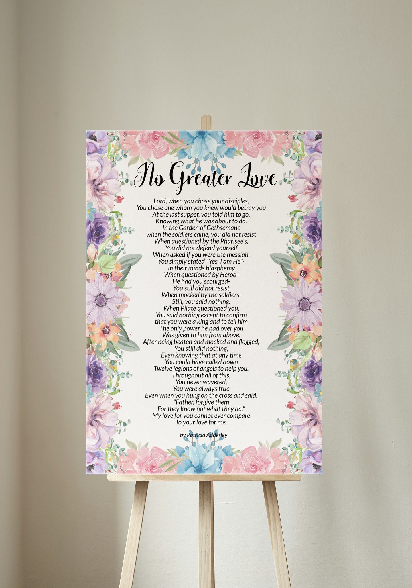 There Is "No Greater Love" Than This Easter Salvation Poem