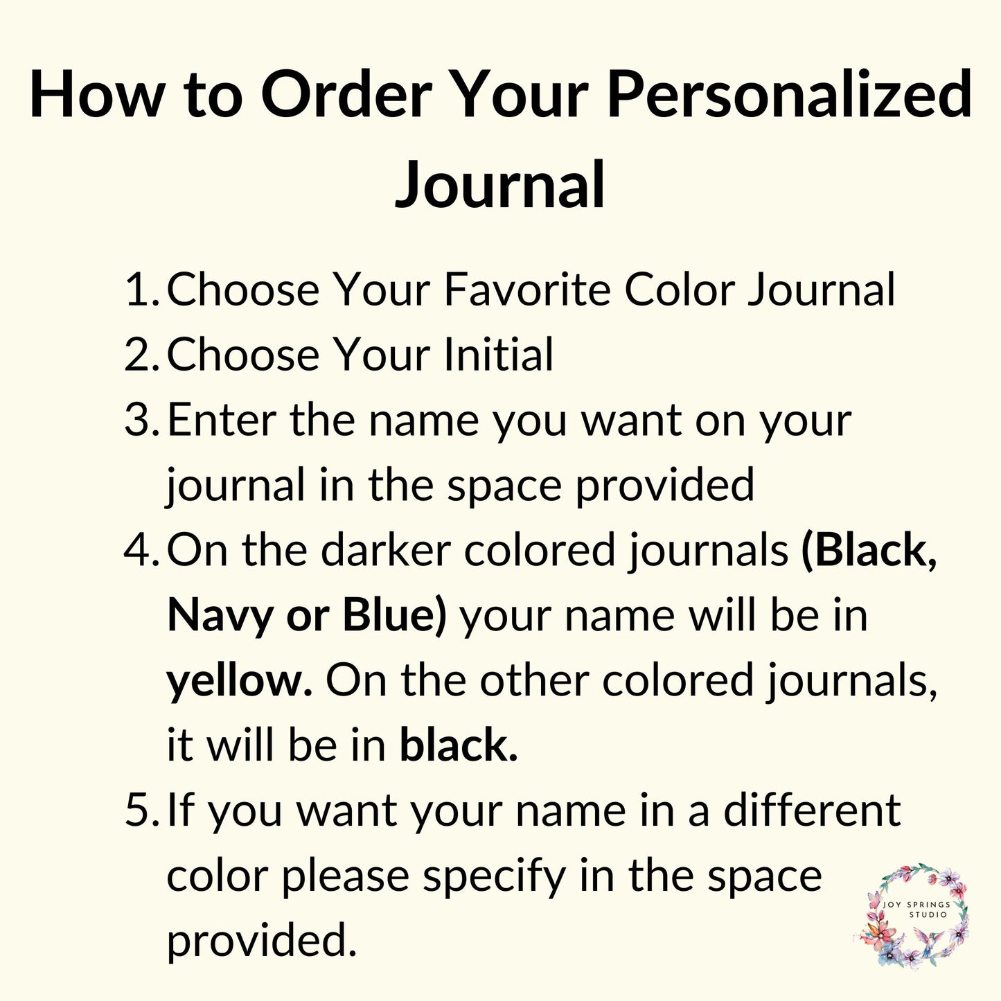 Personalized DOODLE Alphabetical Letters Hardcover Journal Notebook