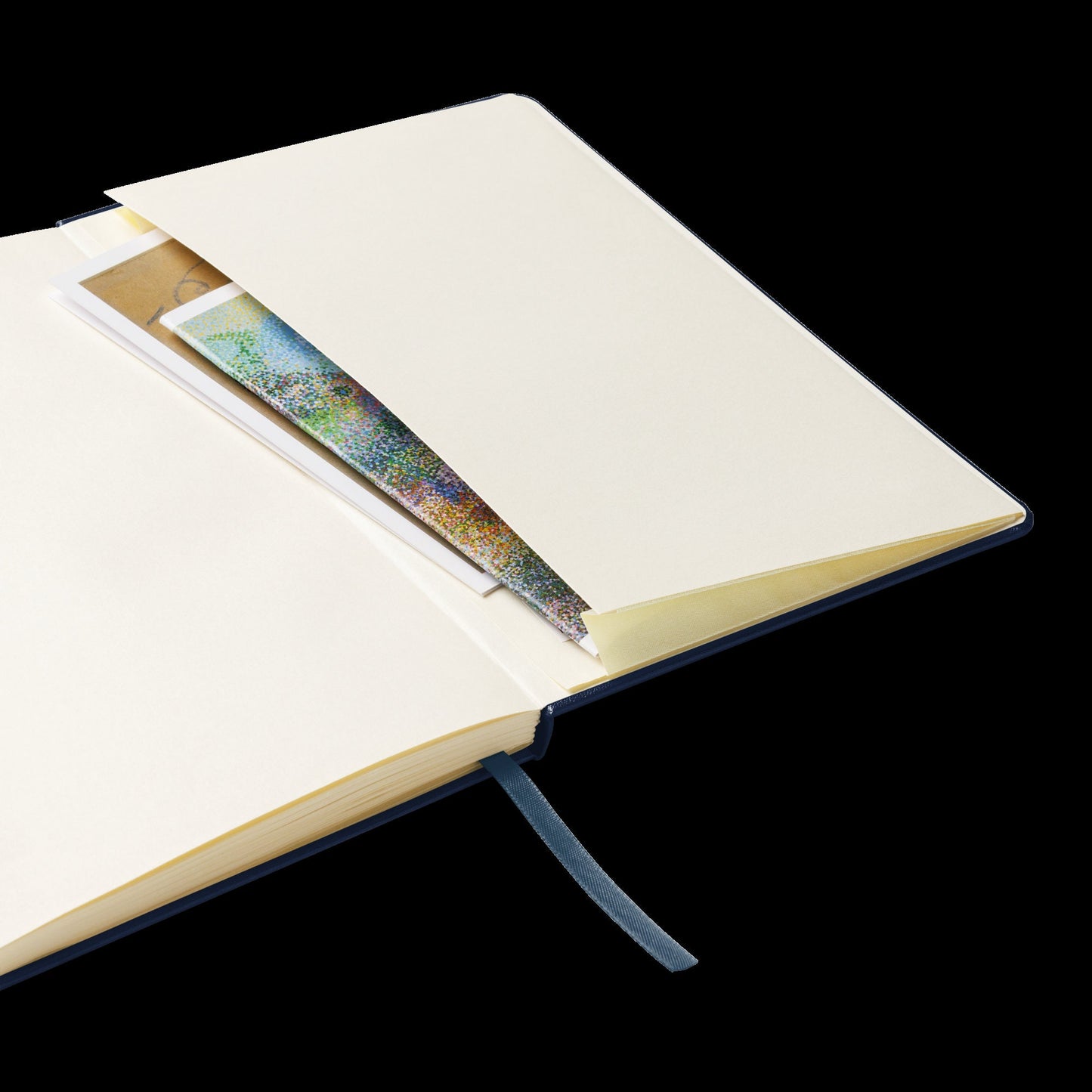 Personalized Elegant Flowered Monogram Hardcover Journal Notebook