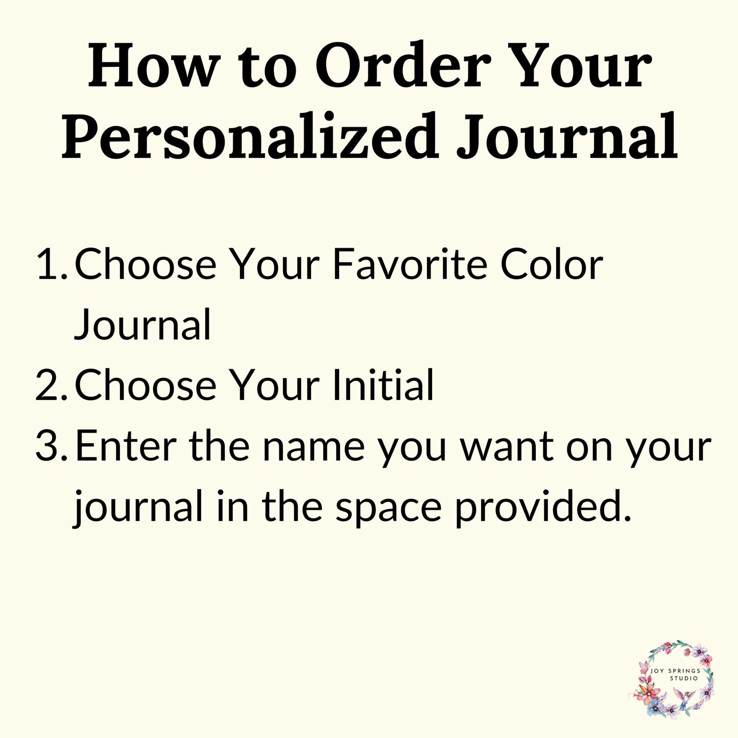 Personalized Elegant Flowered MONOGRAM Spiral Notebook
