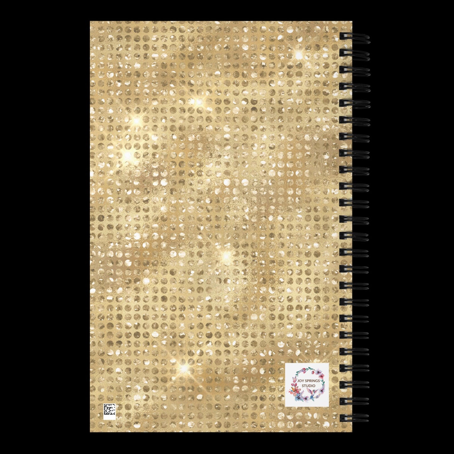 Personalized Elegant Flowered MONOGRAM Spiral Notebook