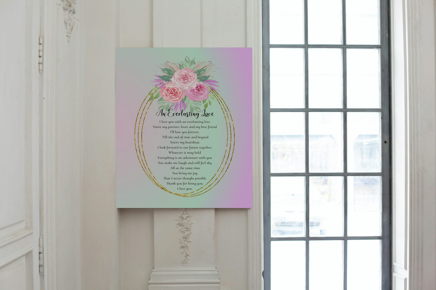 Christian Valentine's Day Romance An Everlasting Love Digital Art Print
