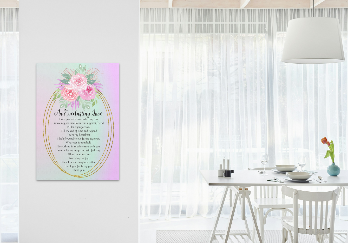 Christian Valentine's Day Romance An Everlasting Love Digital Art Print