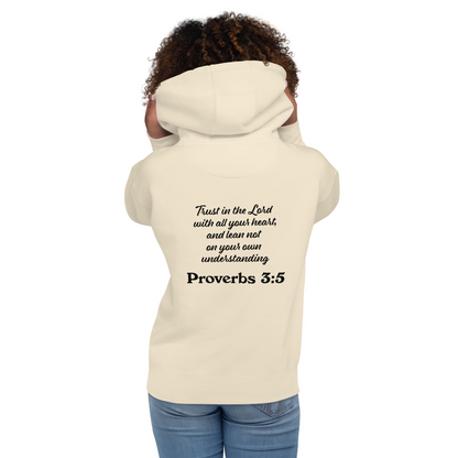Proverbs 3 5 Trust God and Do the Next Right Thing Christianity Faith Unisex Hoodie
