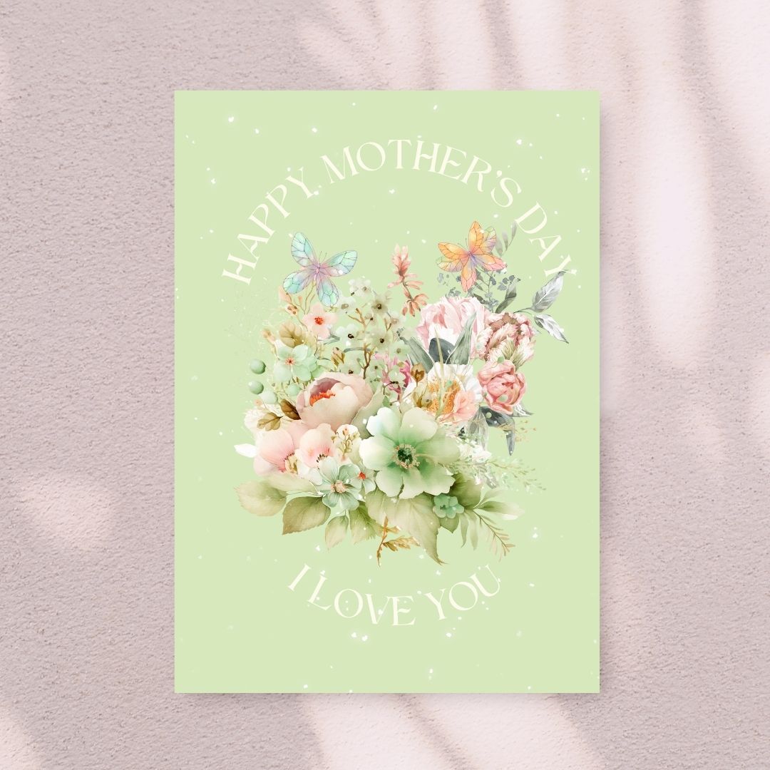 Thank You Mom Message On Printable Mothers Day Card With Mother's Day Poetry Gifts For Mother's Day
