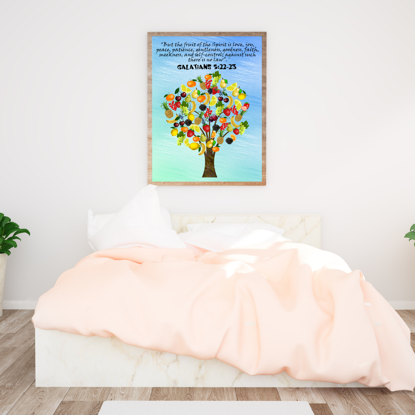 Galatians 5:22 Fruit of the Spirit Fruits Christian Art