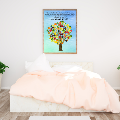 Galatians 5:22 Fruit of the Spirit Fruits Christian Art