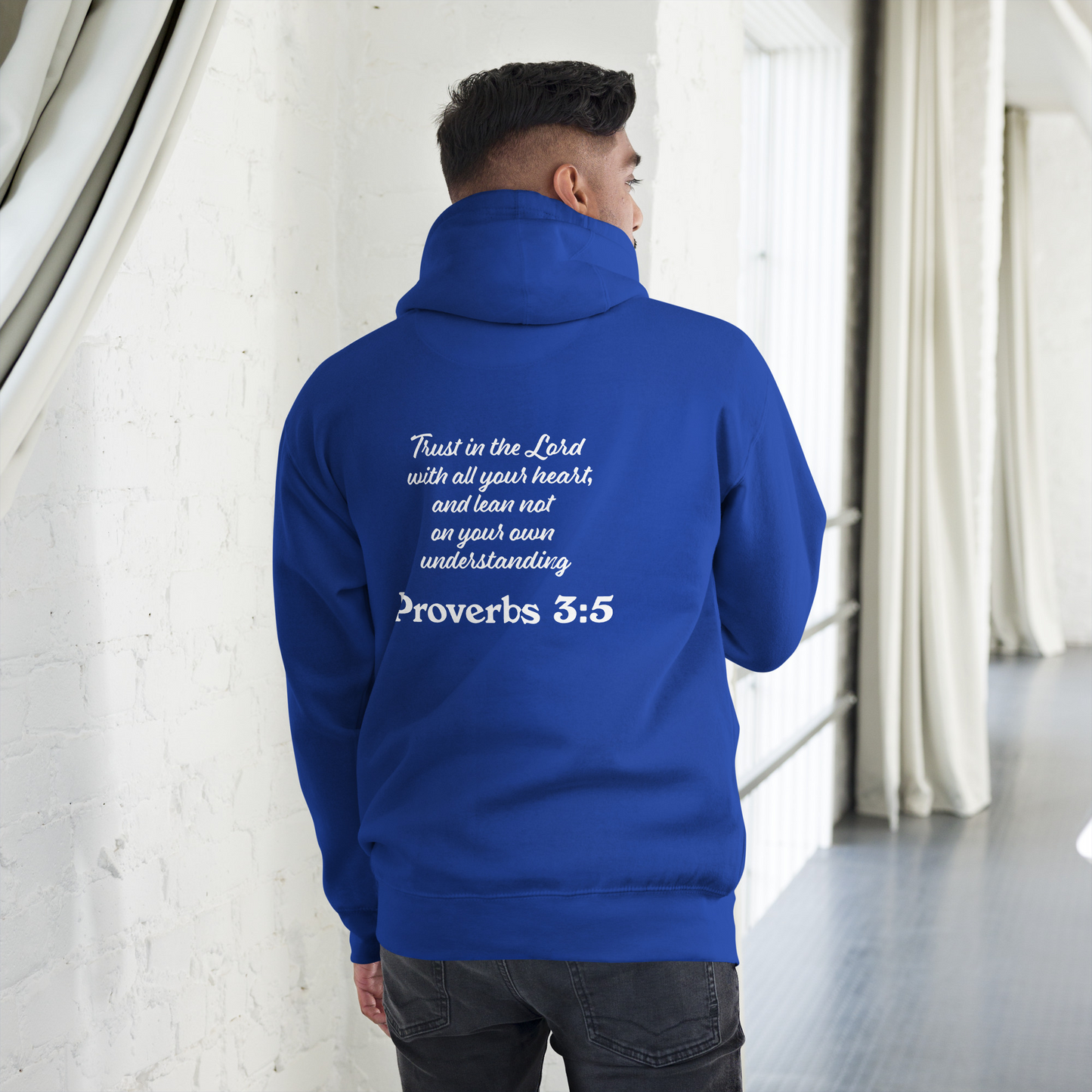Proverbs 3 5 Trust God and Do the Next Right Thing Christianity Faith Unisex Hoodie