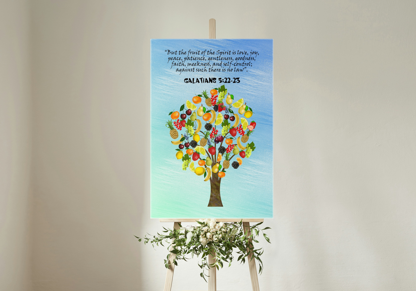 Galatians 5:22 Fruit of the Spirit Fruits Christian Art