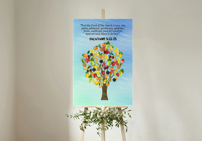 Galatians 5:22 Fruit of the Spirit Fruits Christian Art