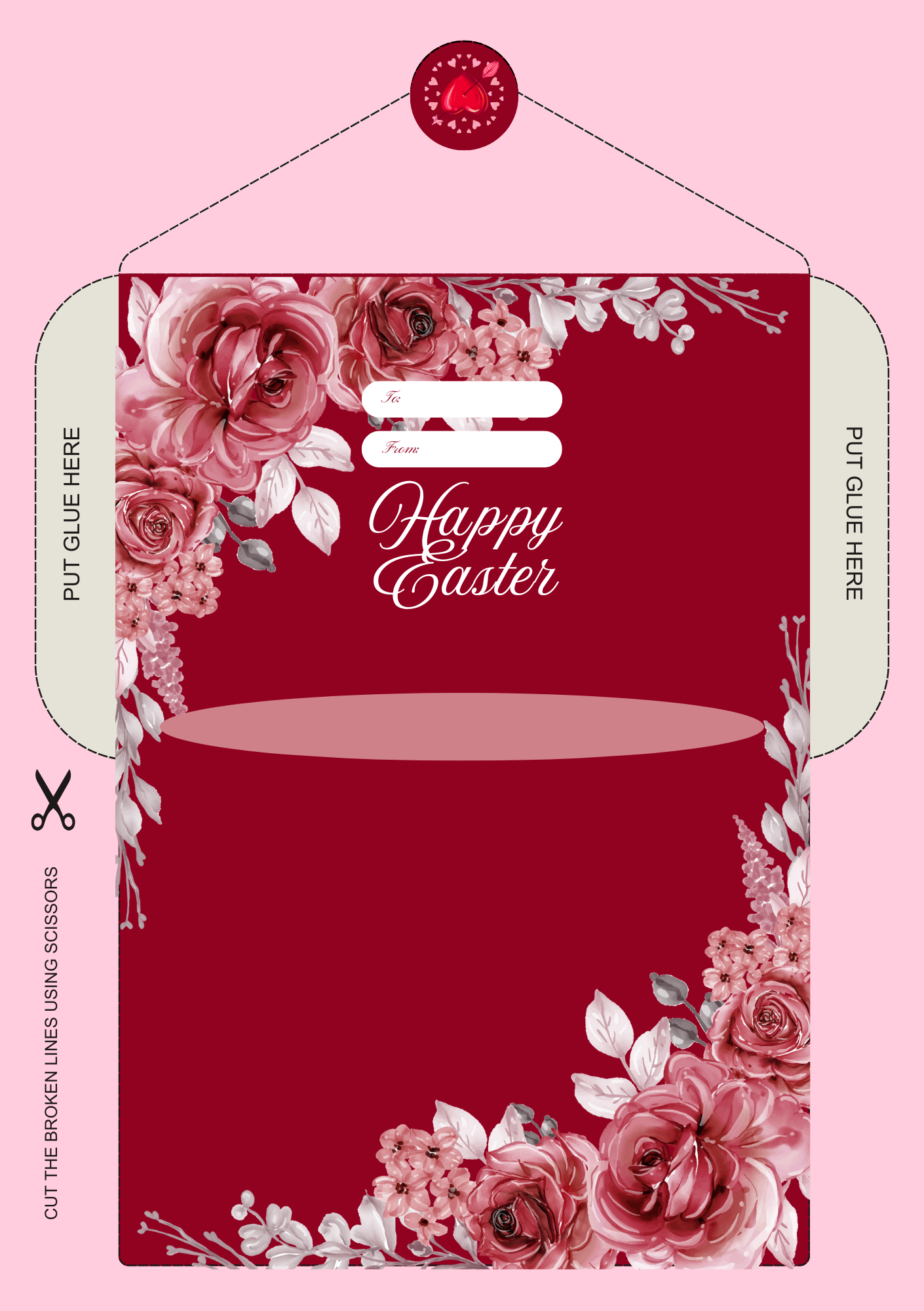 The Rose Printable Easter Card With Religious Messages About God's Love