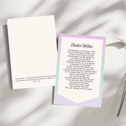Easter Wishes and Prayers Printable Easter Poems Christian Easter Cards