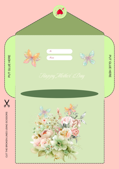 Thank You Mom Message On Printable Mothers Day Card With Mother's Day Poetry Gifts For Mother's Day