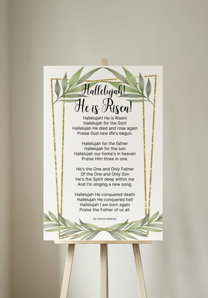 "Hallelujah! He Is Risen" Christian Easter Poetry, Christian Poem on Faith Jesus Poetry