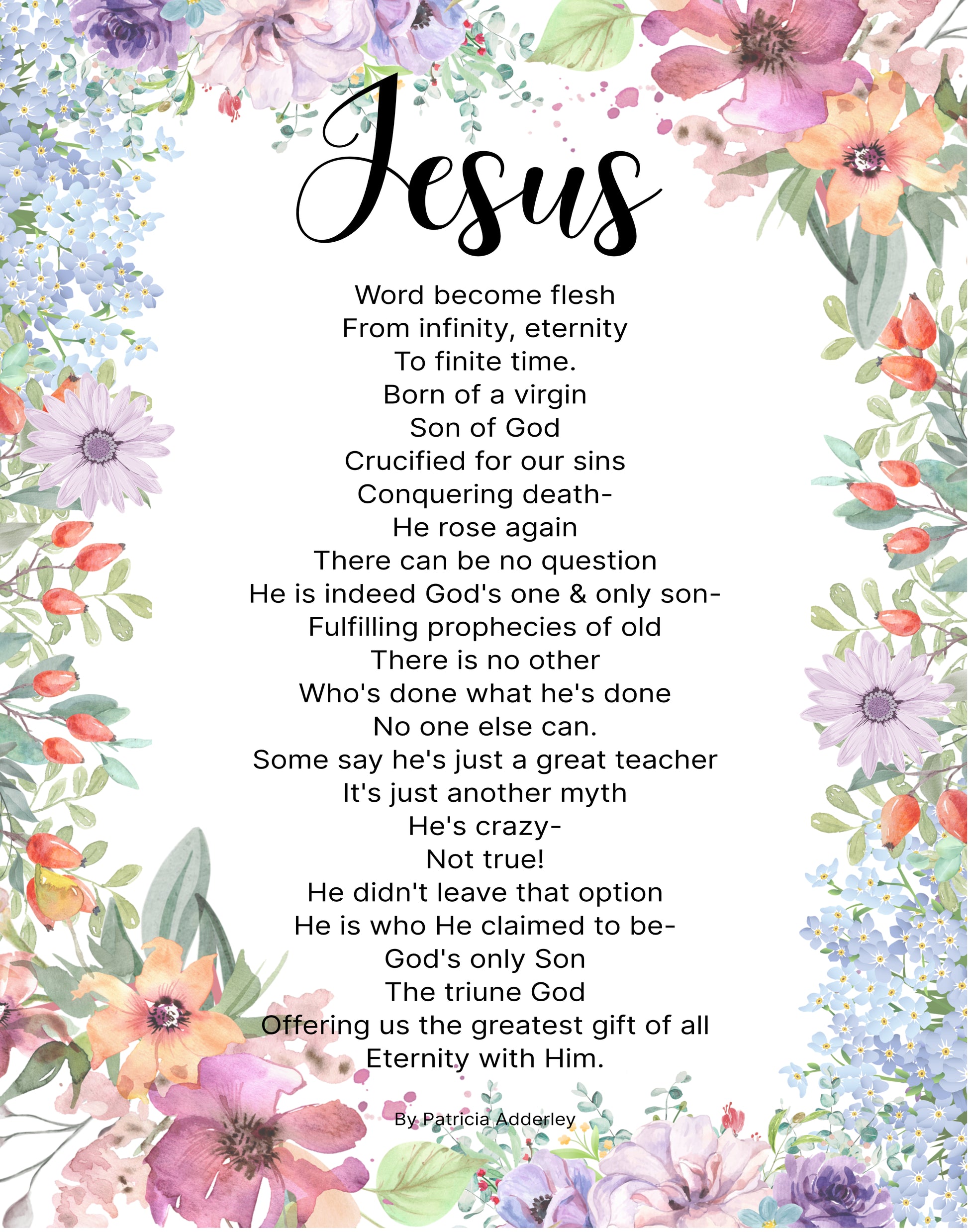 Jesus Christian Easter Poetry Jesus Poetry Religious Poems