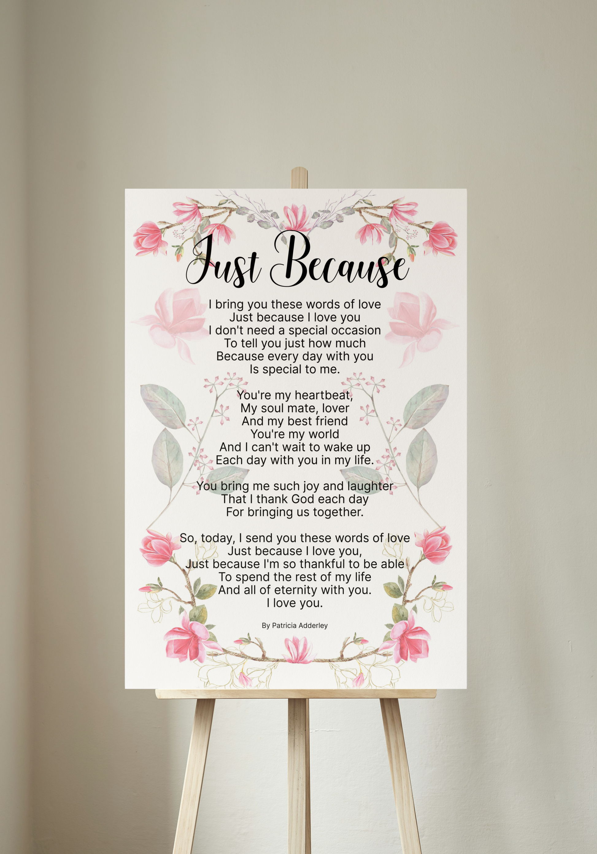 Just Because Christian Love Poetry Christian Love Poems For Wife christian wedding poetry  