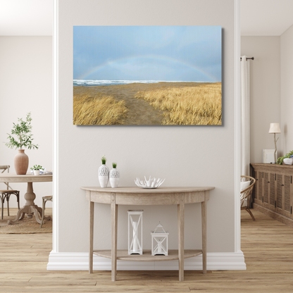 Rainbow Arch at Gearhart Oregon Coastal Digital Print