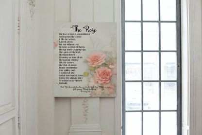 The Rose Christian Poem About God's Love Digital Print