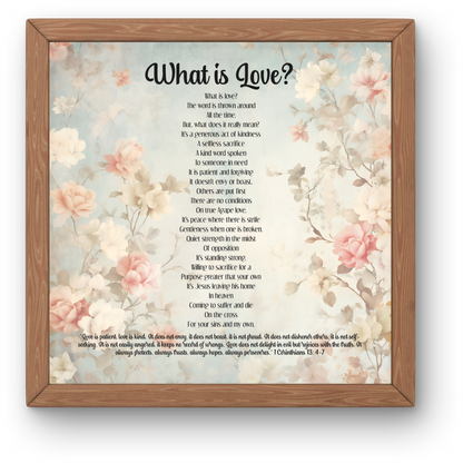 What is Love Christian Poem About True Meaning of Love