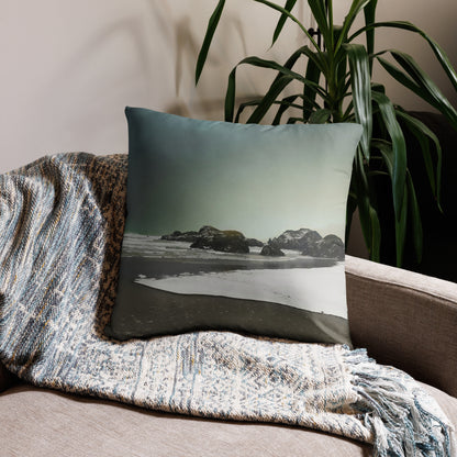 Let it Snow on the South Oregon Coast Nautical Pillow