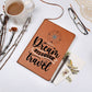 "Dream Discover Travel" Vegan Leather Bound Travel Journal Gift For Traveler