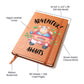 Adventure Awaits Travel Journal Book Leather Gift For Traveler Woman