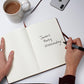 "Dream Discover Travel" Vegan Leather Bound Travel Journal Gift For Traveler