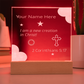 I Am A New Creation in Christ Identity in Christ Bible Verses On Engraved LED Acrylic Photo Frame