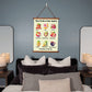 Cute Artful Fruit of the Spirit Art For Children Wall Art Tapestry