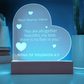 Song of Solomon 4: 7 Valentines Day Bible Verse On Engraved LED Acrylic Photo Frame Personalized Valentines Days Gift